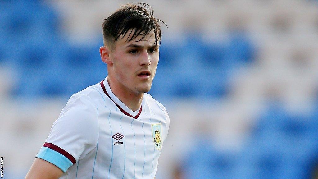 Mark Helm in action for Burnley during a pre-season game