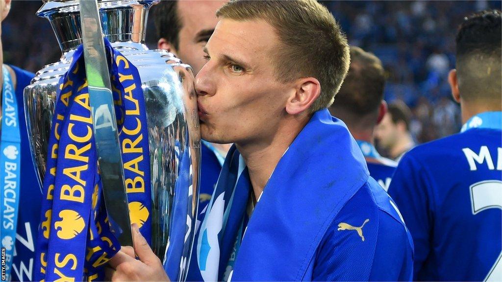 Marc Albrighton helped win the Premier League title in 2016 in his second season with the Foxes