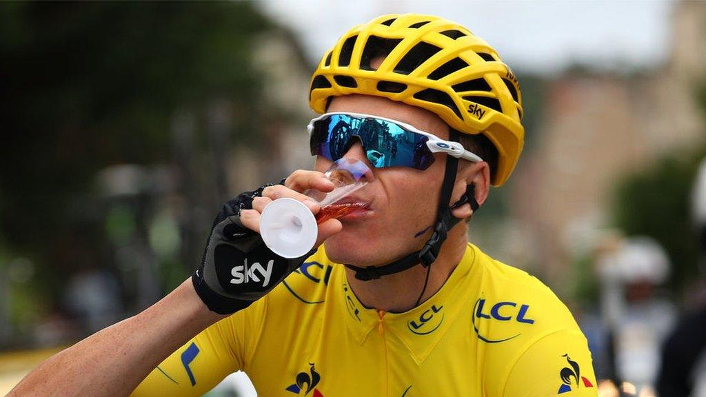 Cyclist Chris Froome