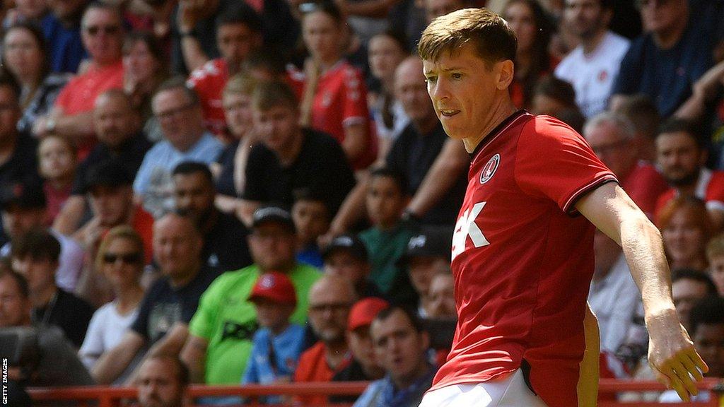 Conor McGrandles in action for Charlton