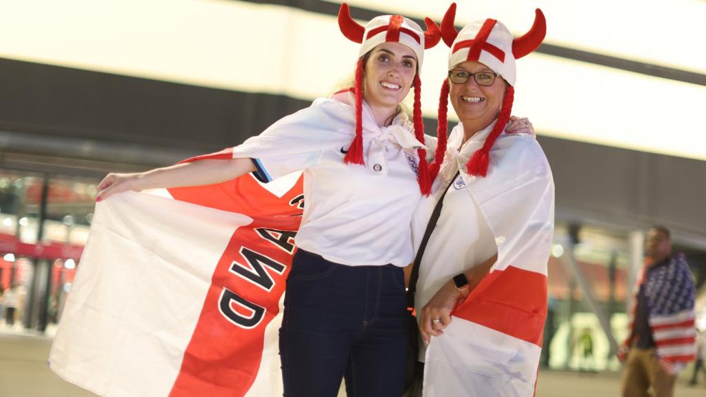 England fans at the 2022 Fifa World Cup in Qatar