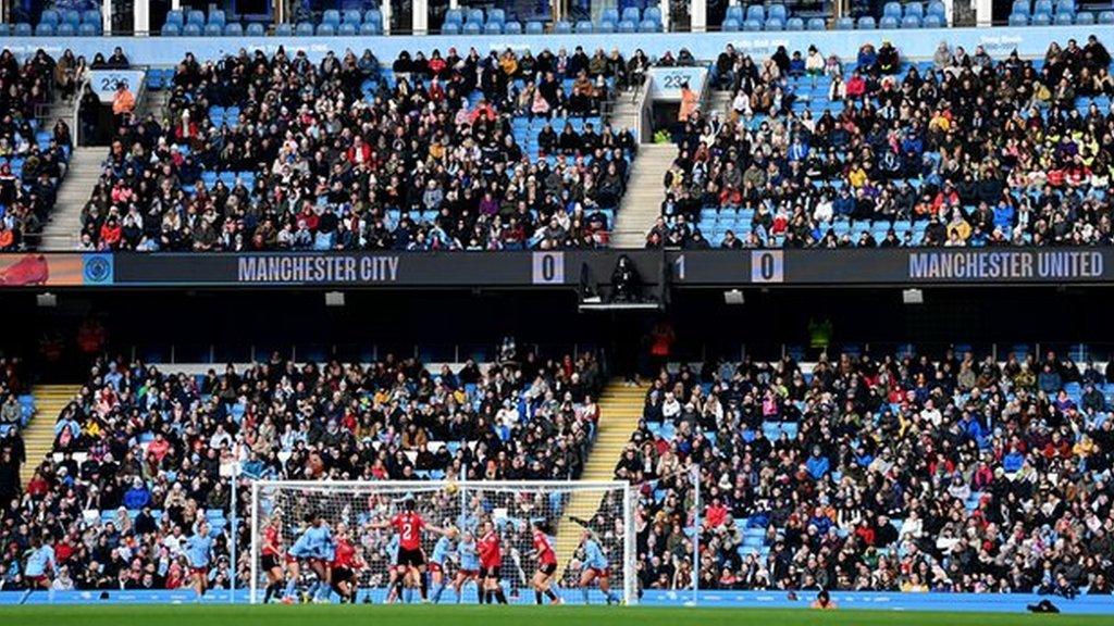 Manchester City host Manchester United in the FA Women's Super League