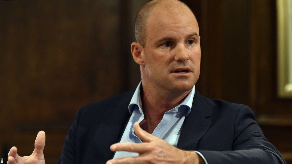 Former England captain Sir Andrew Strauss