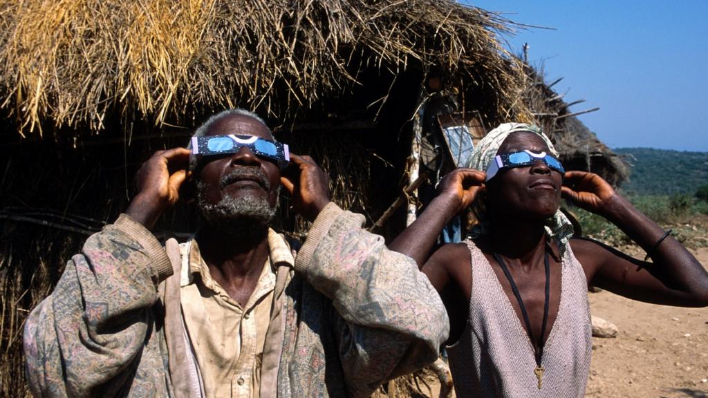 Solar eclipse Angola