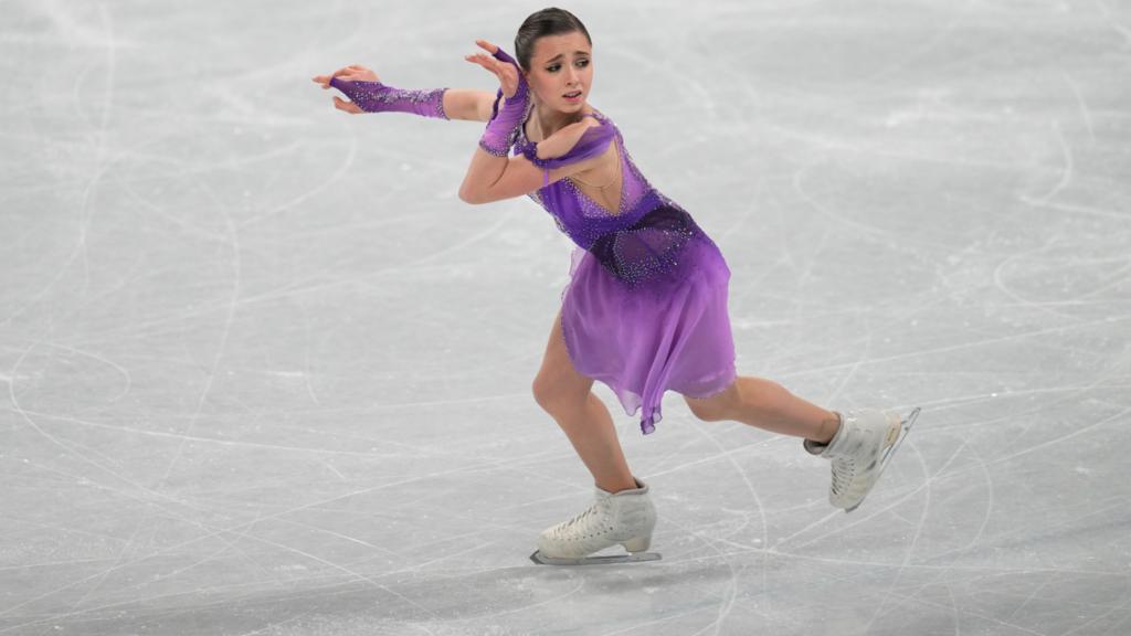 Russian Kamila Valieva during free programme