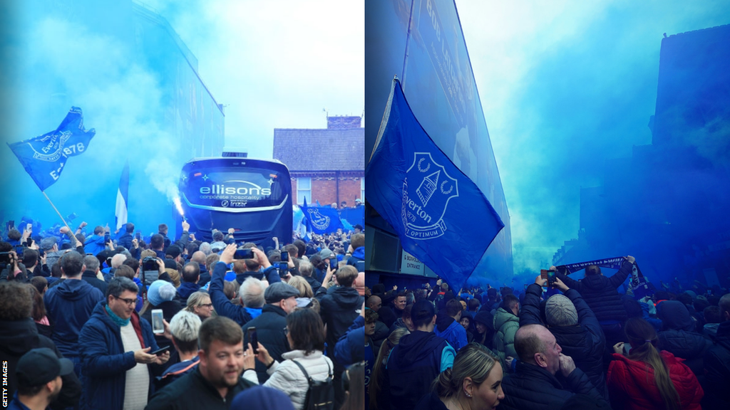 Everton supporters