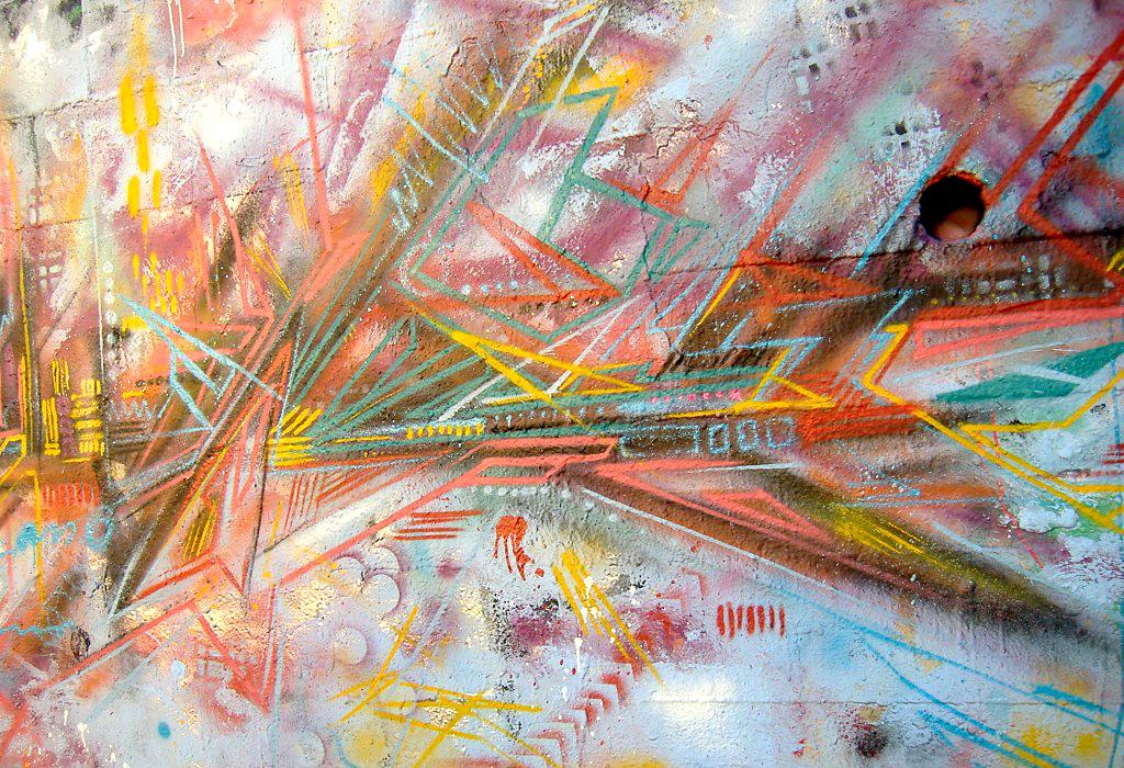 Aerosol art by Keith Hopewell - aka Part2ism (detail)