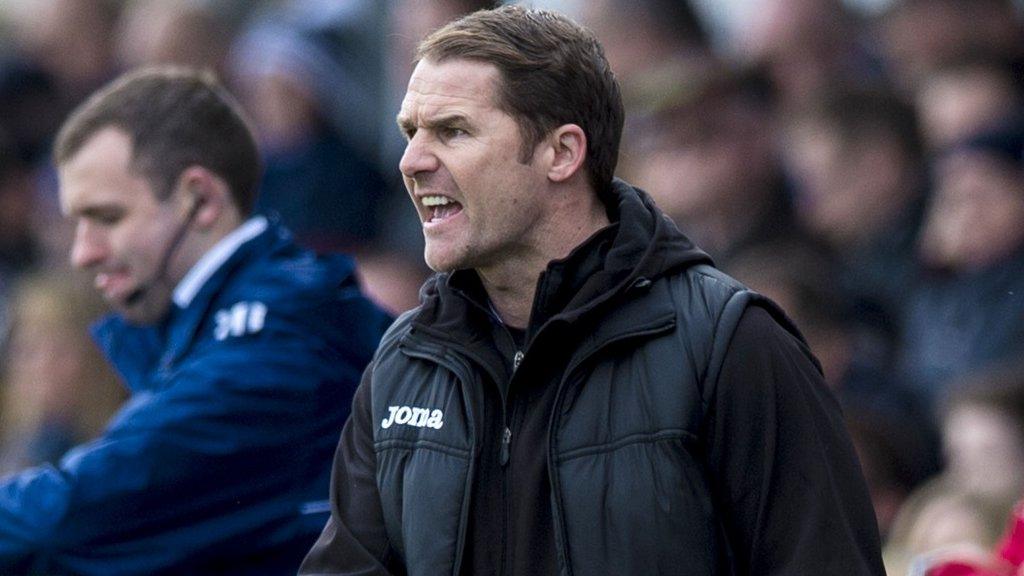 Partick Thistle manager Alan Archibald