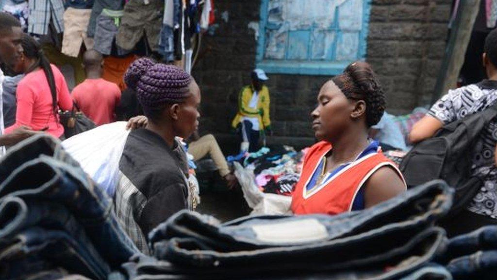 two women at the market