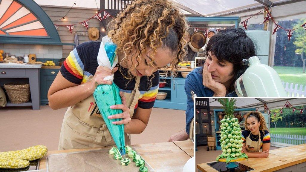 Ella Eyre on Celebrity Bake Off