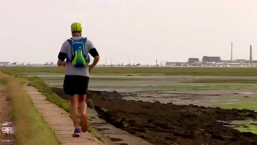 Ben Smith, who is running 401 marathons