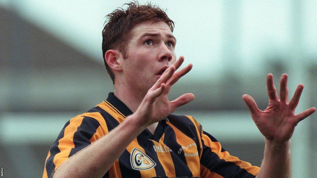 Anthony Cunningham in action for Crossmaglen in 2000