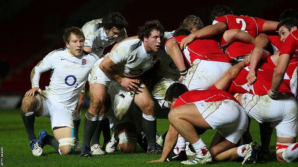 Wales and England under-20s players