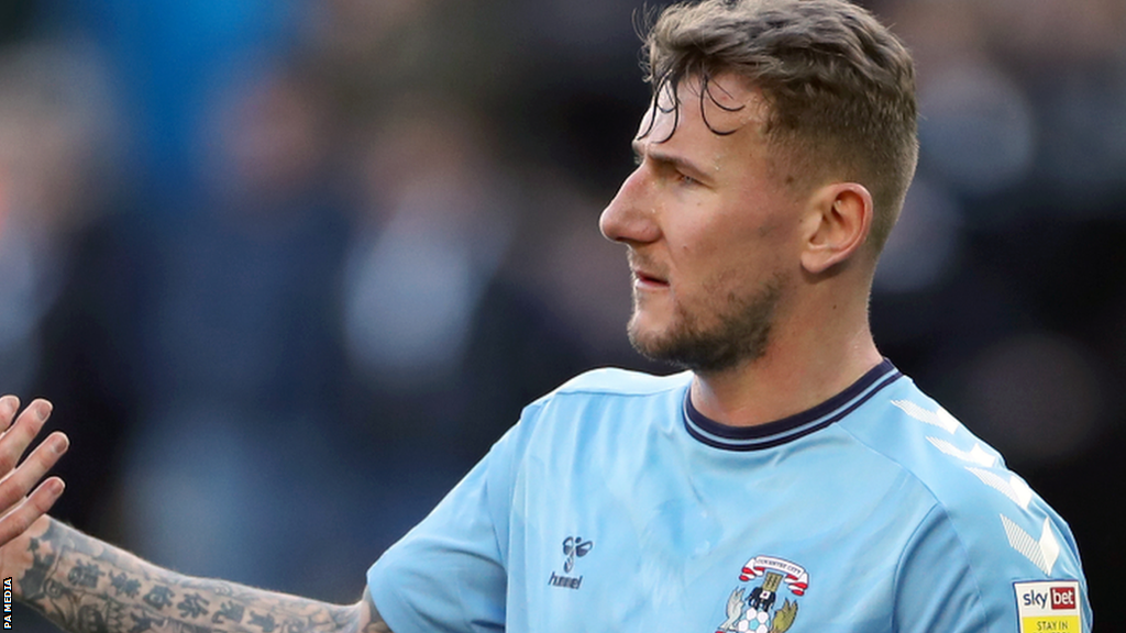 Kyle McFadzean in action for Coventry City