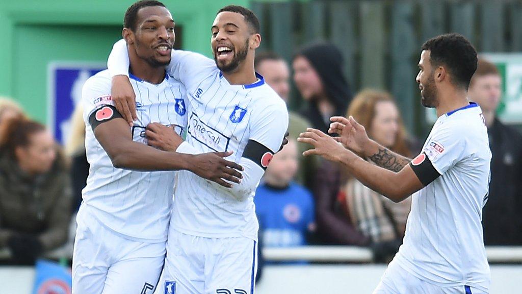 Mansfield celebrate