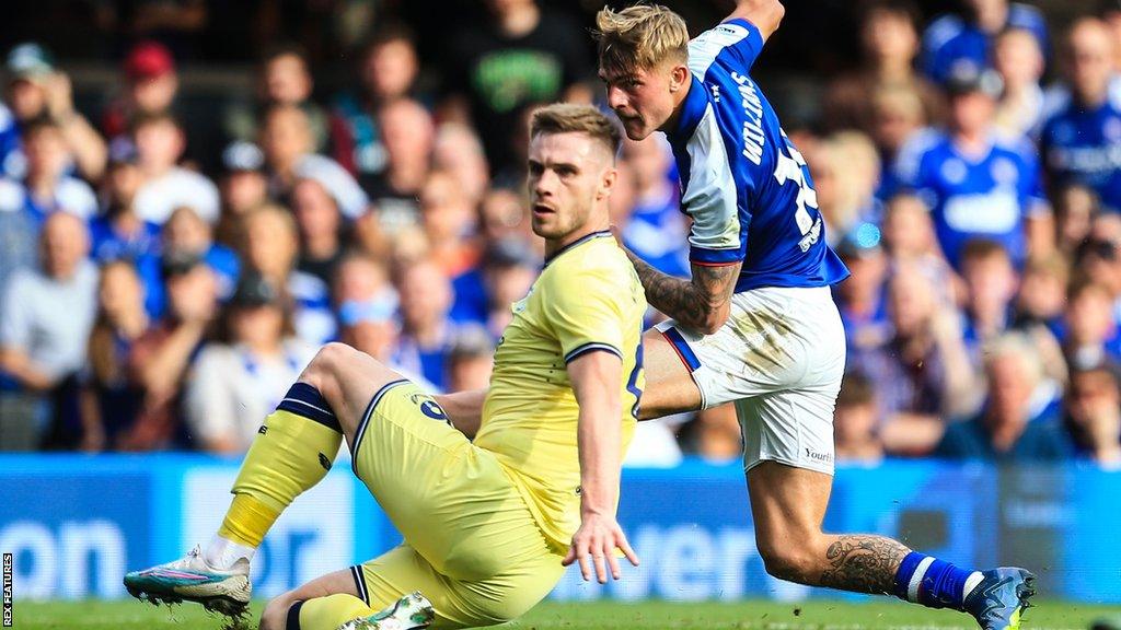 Brandon Williams scores for Ipswich