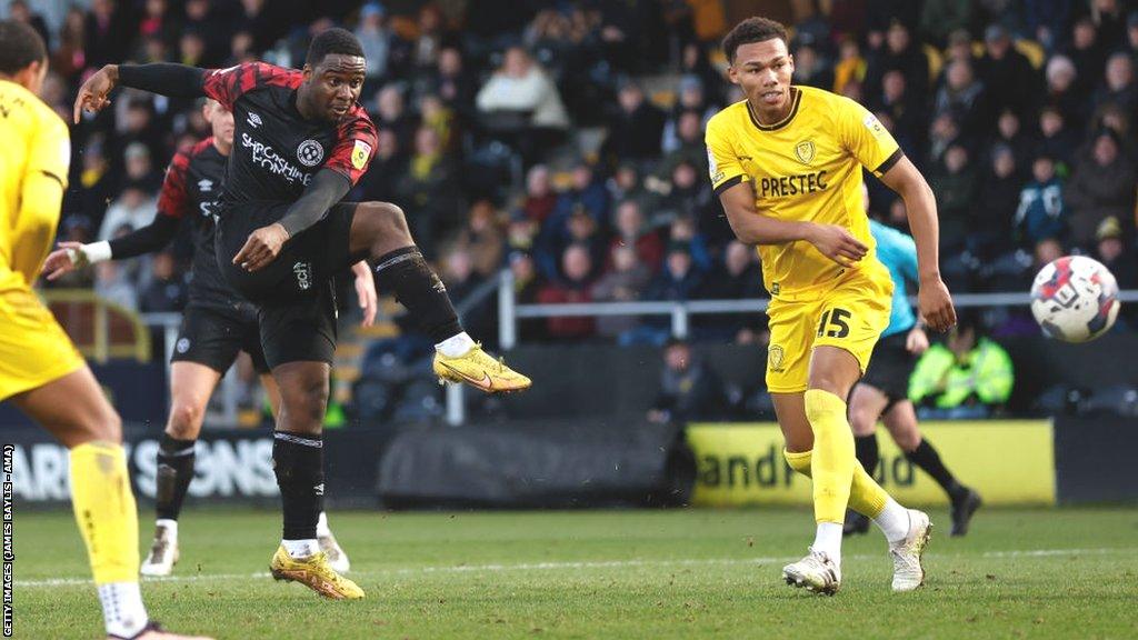 On-loan Bournemouth striker Christian Saydee has now scored four goals in Shrewsbury Town's last five games