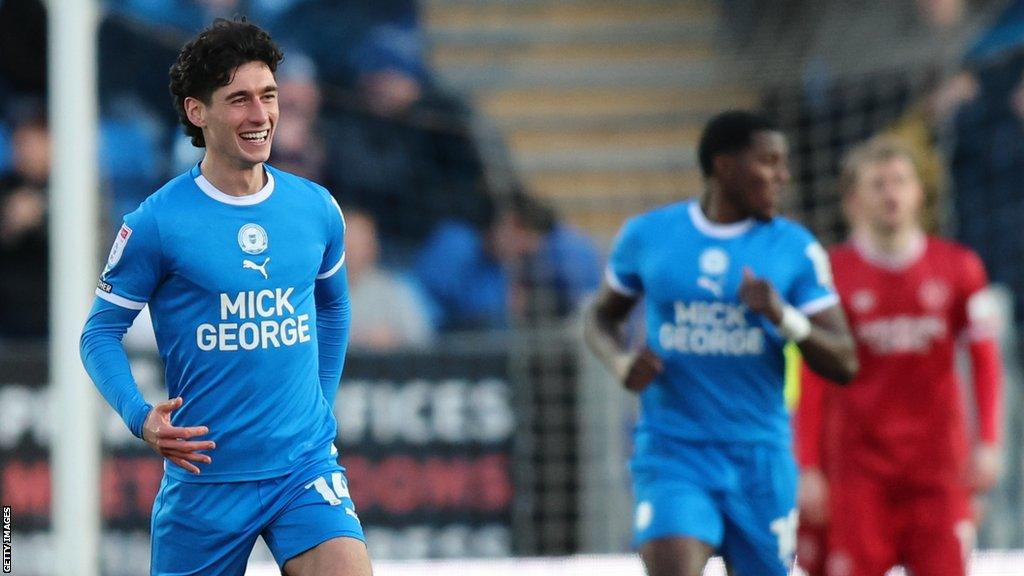 Joel Randall scores for Peterborough