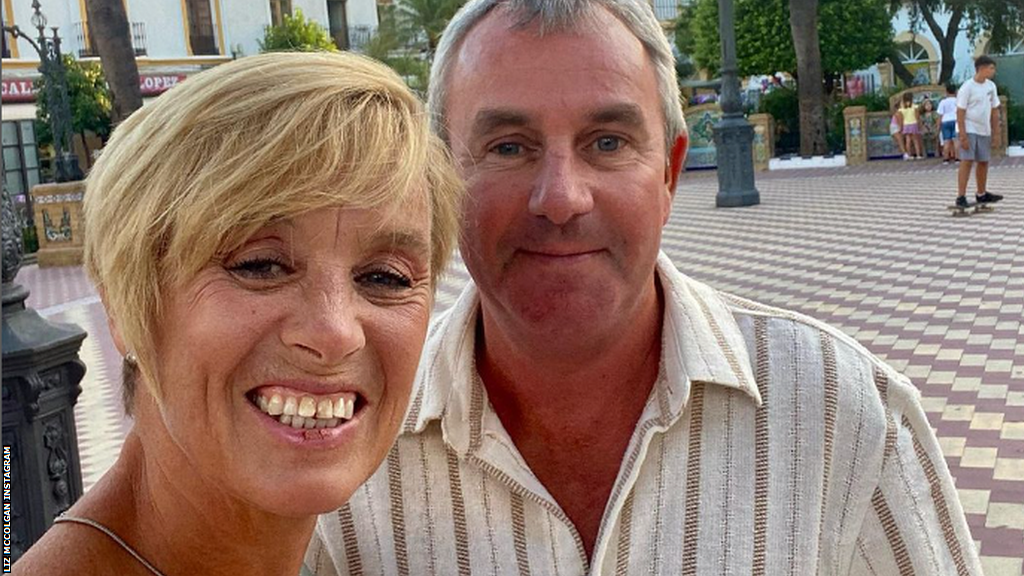 Liz McColgan-Nuttall and John Nuttall