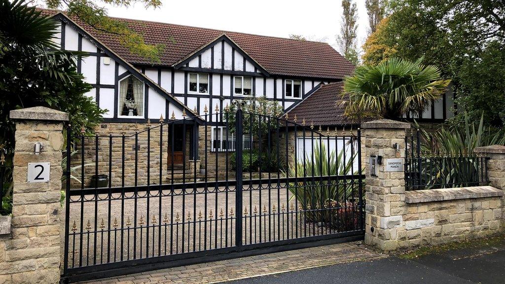 Hussain's former home in Leeds