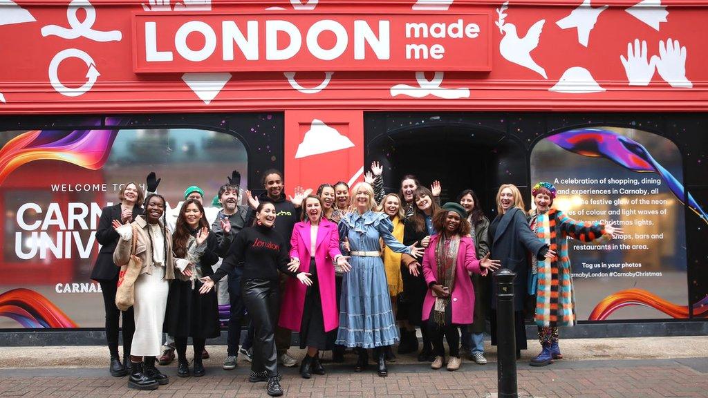 Pop-up shop in Carnaby Street