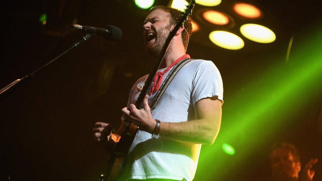 Caleb Followill of Kings of Leon