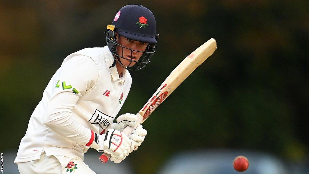 Lancashire's Keaton Jennings batting