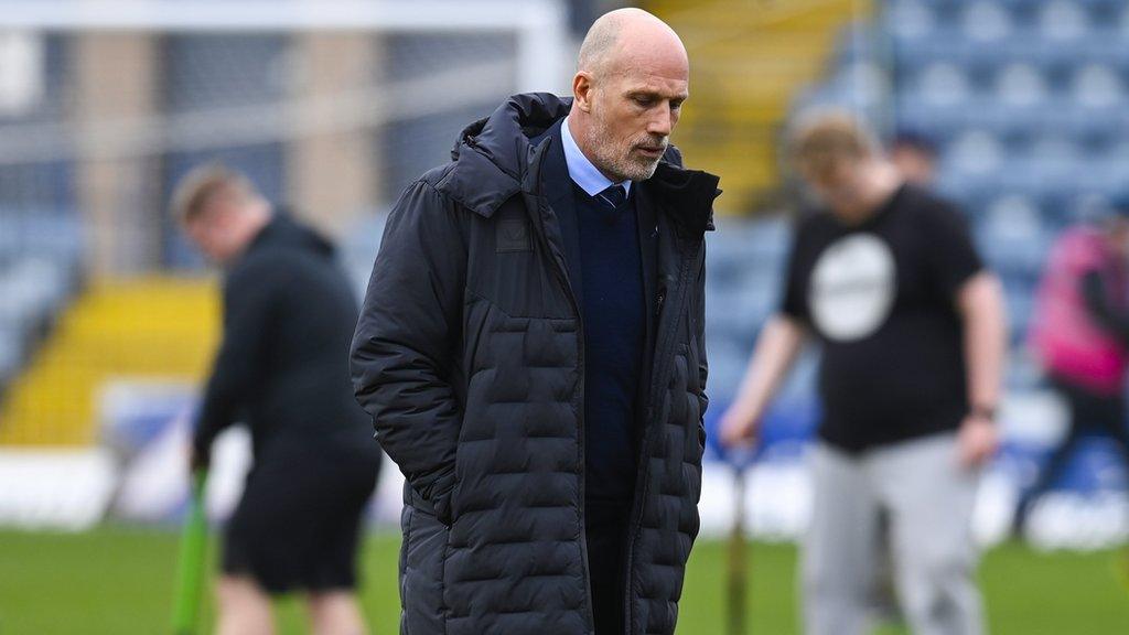 Rangers manager Philippe Clement at Dens Park