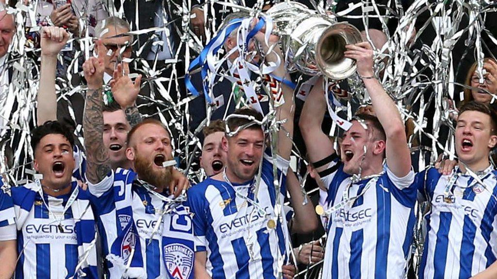 Coleraine lift the 2018 Irish Cup