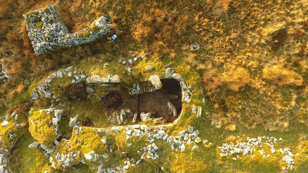 Aerial image of the site at Wag of Forse