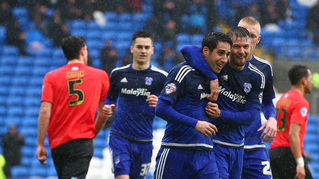 Cardiff celebrate