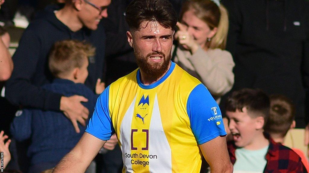 Aaron Jarvis scores for Torquay