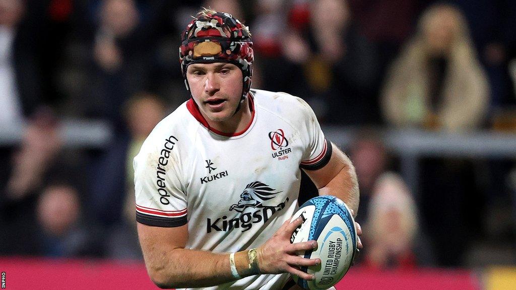 Luke Marshall in action against the Ospreys