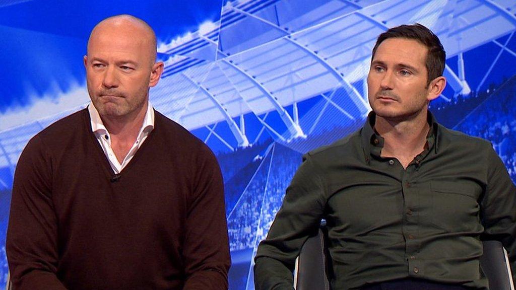 Alan Shearer and Frank Lampard