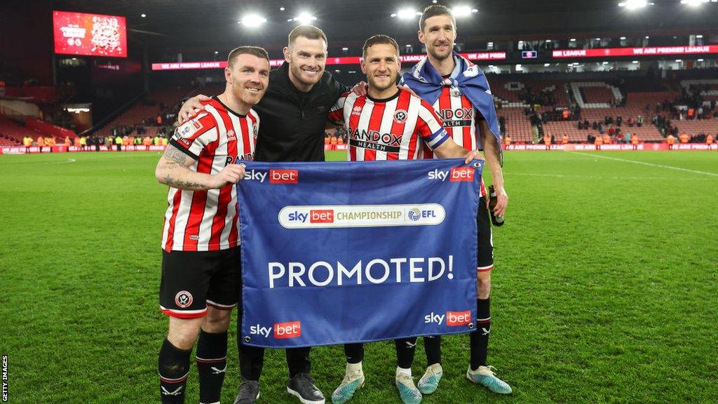 Sheffield United celebrate