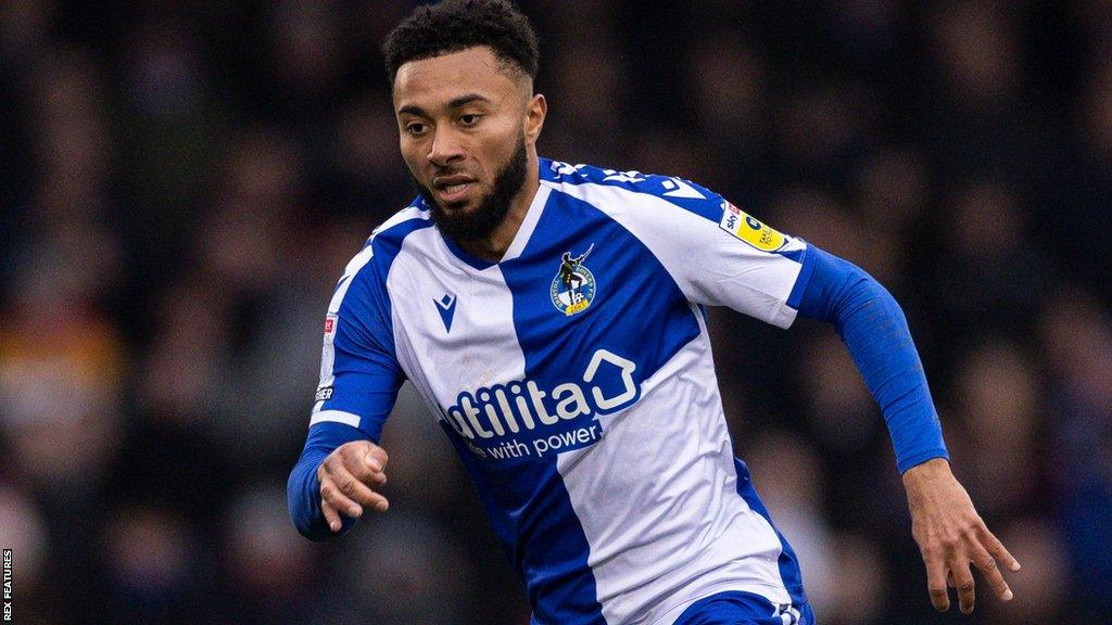 Grant Ward in action for Bristol Rovers