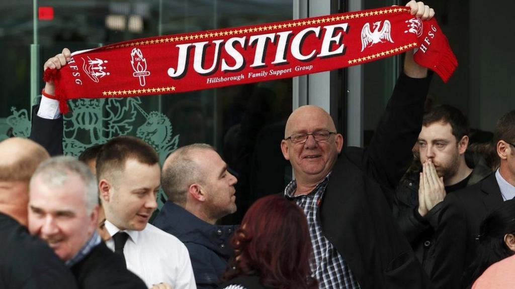 Campaigners after Hillsborough verdicts