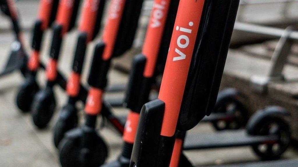 Voi e-scooters