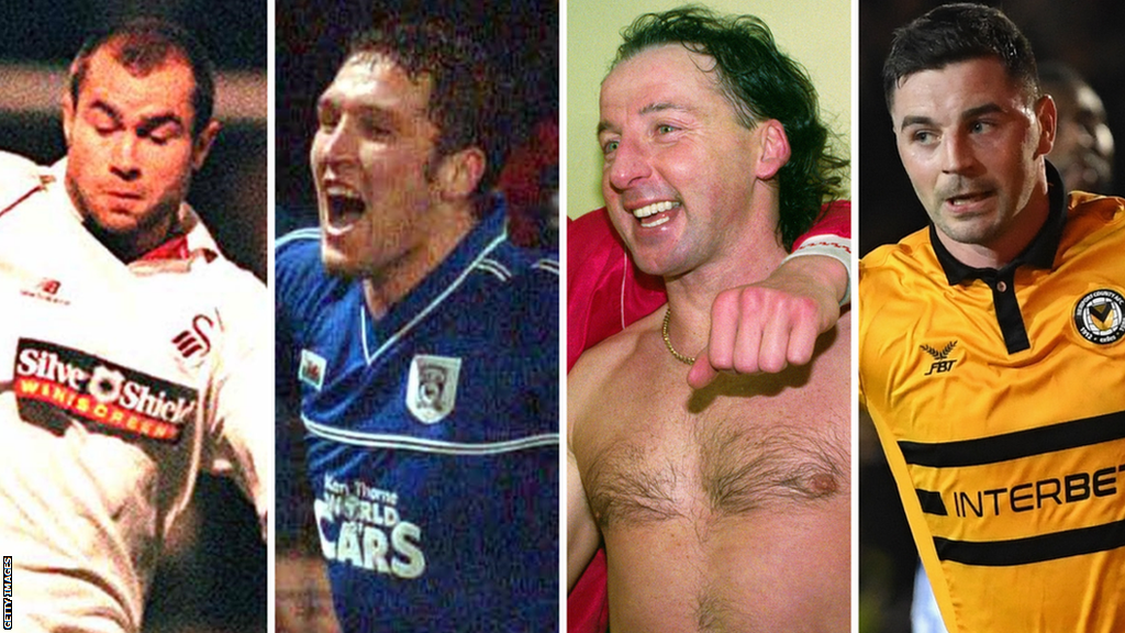 Martin Thomas, Scott Young, Mickey Thomas and Padraig Amond