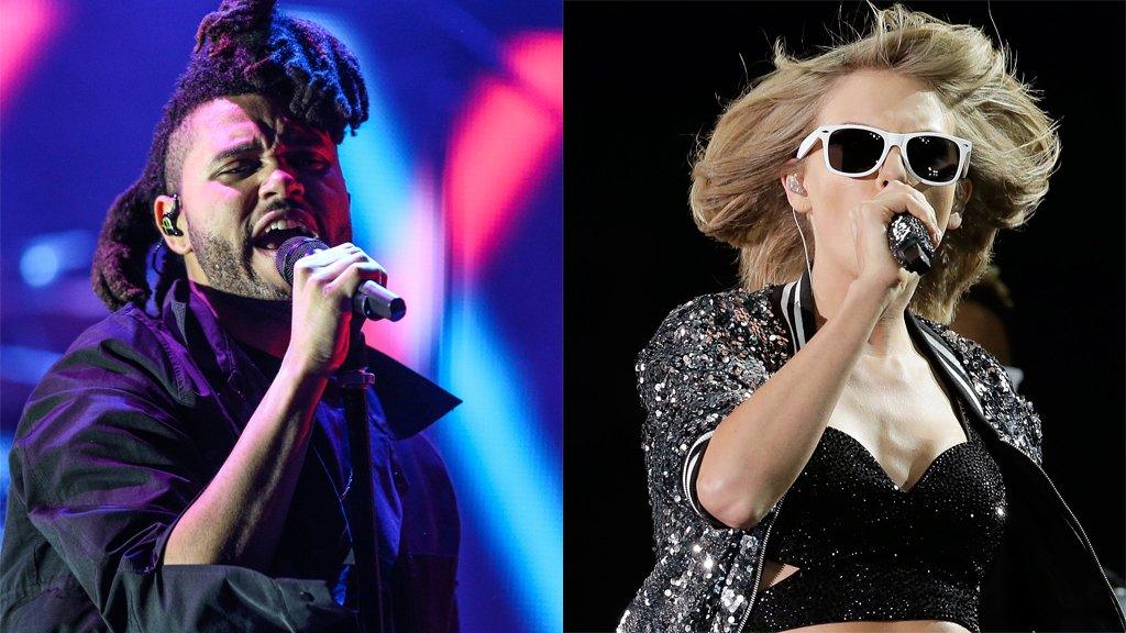 The Weeknd and Taylor Swift