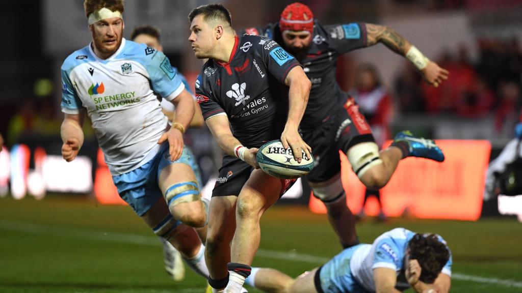 Steff Evans attacks against Glasgow in March, 2022