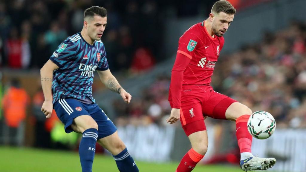 Jordan Henderson and Granit Xhaka