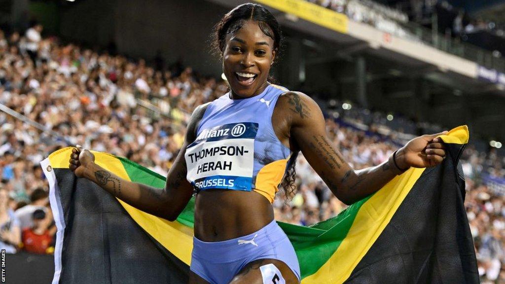 Jamaican sprinter Elaine Thompson-Herah