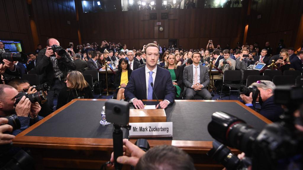 Mark Zuckerberg in US Senate