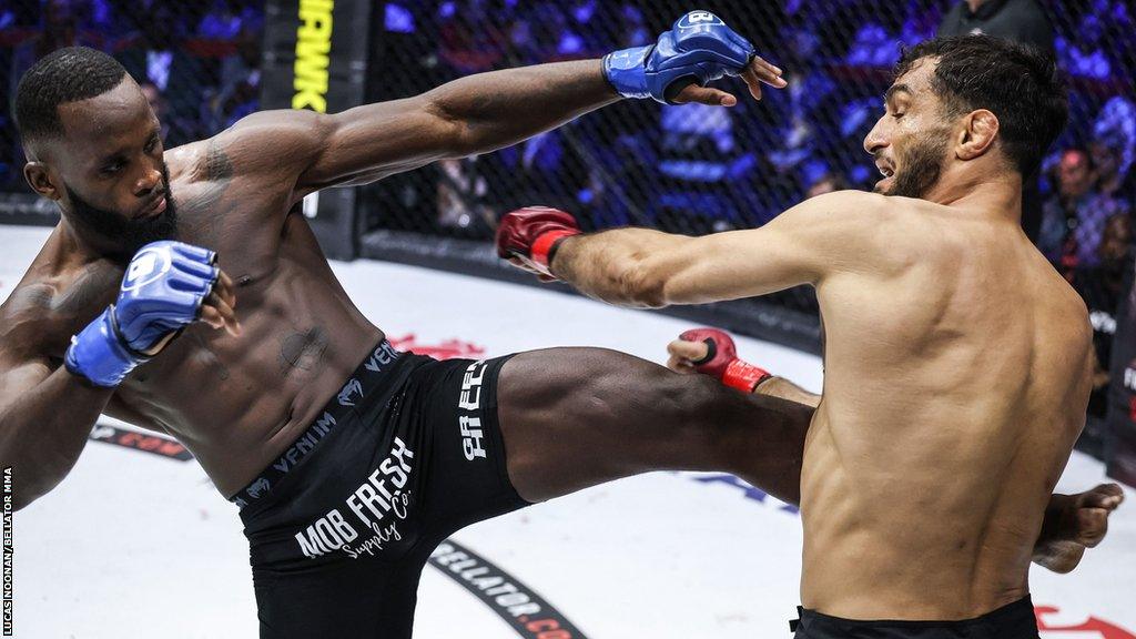 Fabian Edwards (left) andMousasi