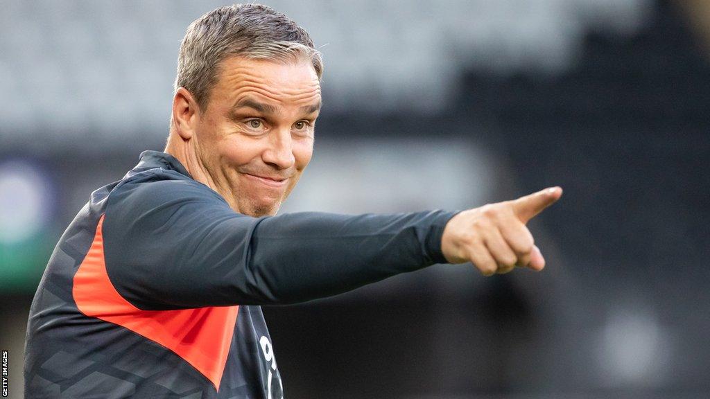 Michael Duff during pre-season at Swansea