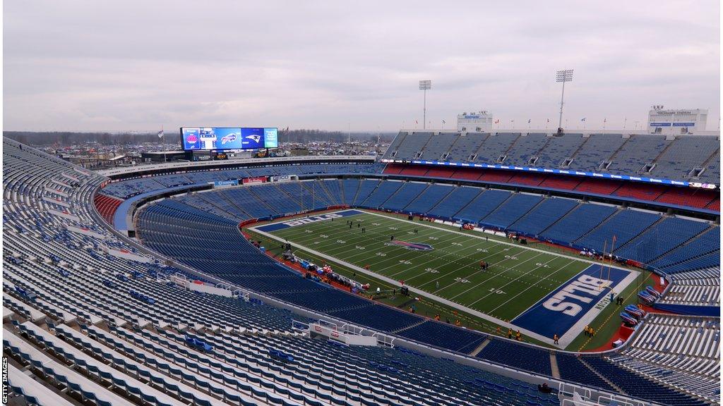 General view of the Highmark Stadium