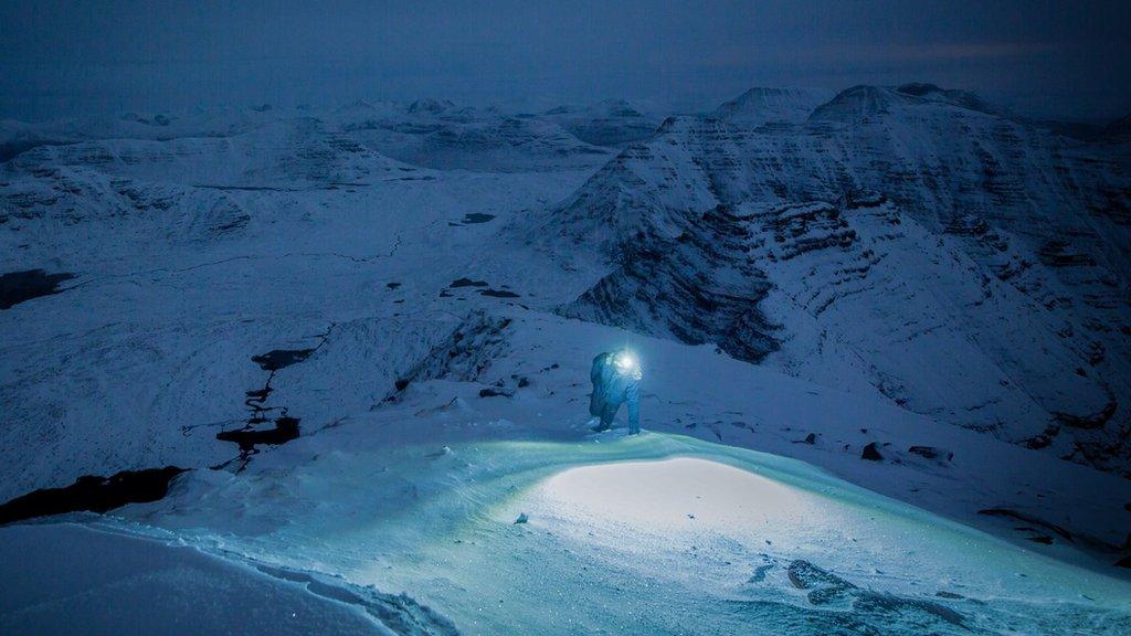 Night time ascent on Beinn Alligin