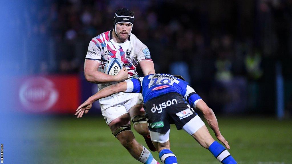 Sam Jeffries playing for Bristol this season