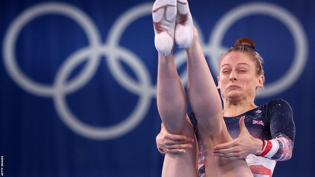 Bryony Page at the Tokyo Olympics